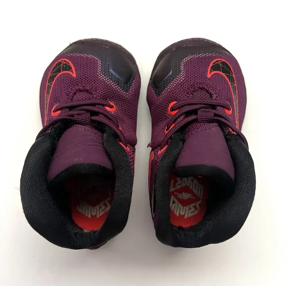 Nike Lebron Xiii 808712 500 Infant 4C Purple Baby Basketball Shoes Crib Sneakers
